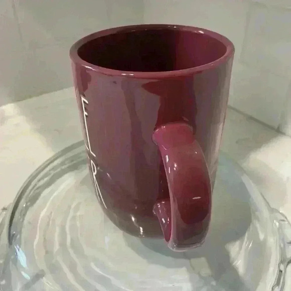 Rae Dunn "Apple Cider" Coffee / Tea Mug Red Artisan Collection by Magenta 20 oz - Picture 4 of 13